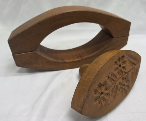 Ancien moule beurre bois - ancien, a