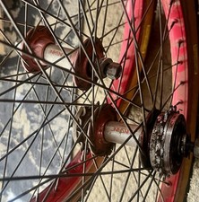 Old School Bmx Red Araya 7x