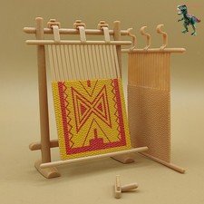 Playmobil métier à tisser avec tapisserie-femme indienne-médiévale-fille-fill...