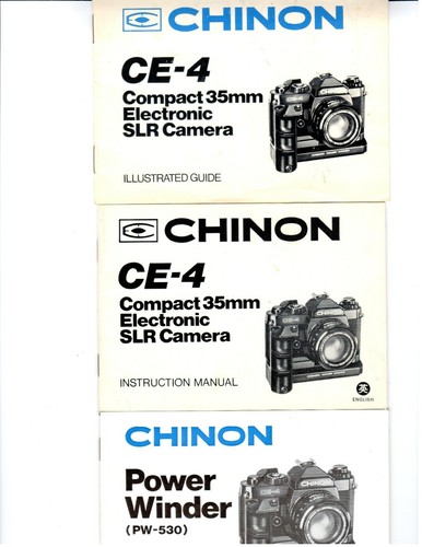 Chinon manual set - chinon, ce-4