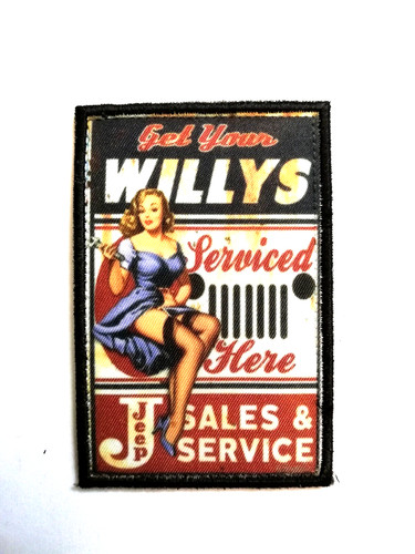 Patch morale 5x8cm pin up - patch,