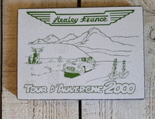 Plaque rallye historique HEALEY Tour d'AUVERGNE 2000