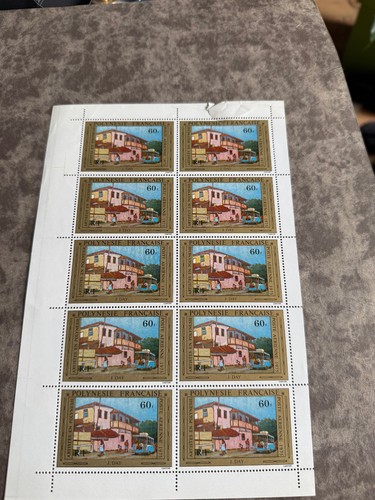 Feuille timbres - feuille, 10