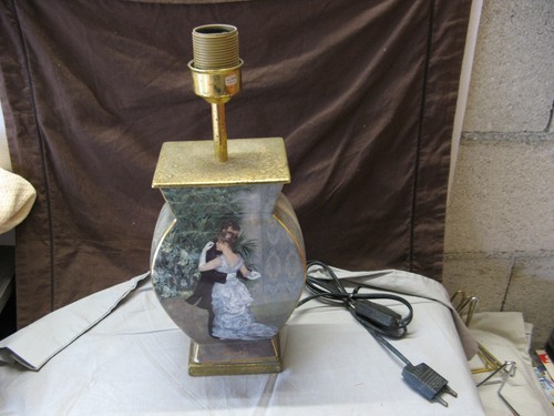 Ancien pied lampe en - pied,