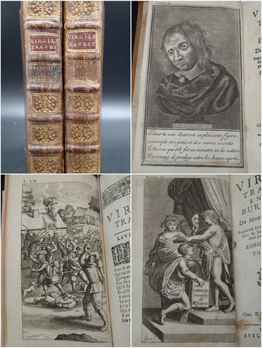1728 rare scarron virgile - 1728,