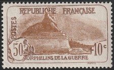 Timbre France 1927  "Orphelins