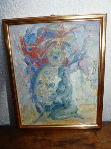 Superbe rare ancienne peinture - rare,