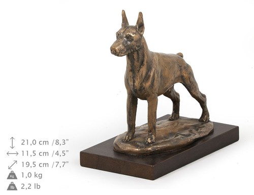 Doberman statue en - (rasé),,