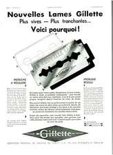 Publicité ancienne lames de