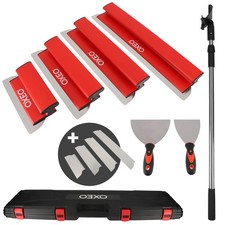 Lames à Lisser plaquiste - Coffret lames 0.35mm et 0.5mm - Acier inoxydable - Pe