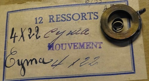 Ressort reveil cyma - reveil,