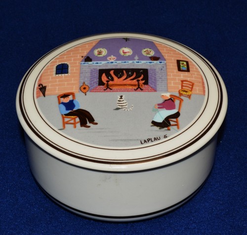 Boîte bijoux ronde en - À,
