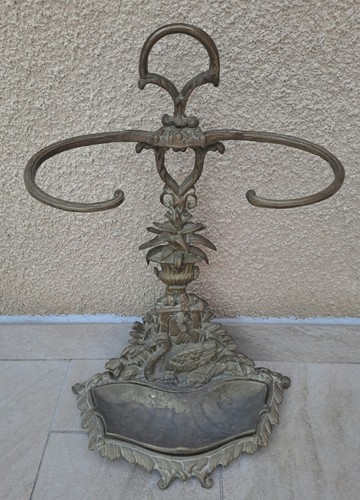Porte parapluie bronze - porte,