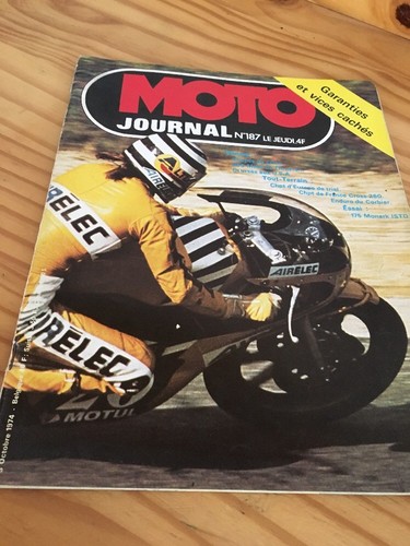 Moto journal 187 1974 monark - 187,
