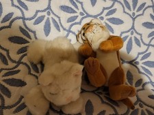 2 MINI PELUCHES ENVIRON 15CM
