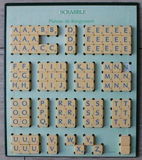Scrabble Duplicate Lettres Rechange Avec Picots Bleu Vert Rouge 0,8 cm