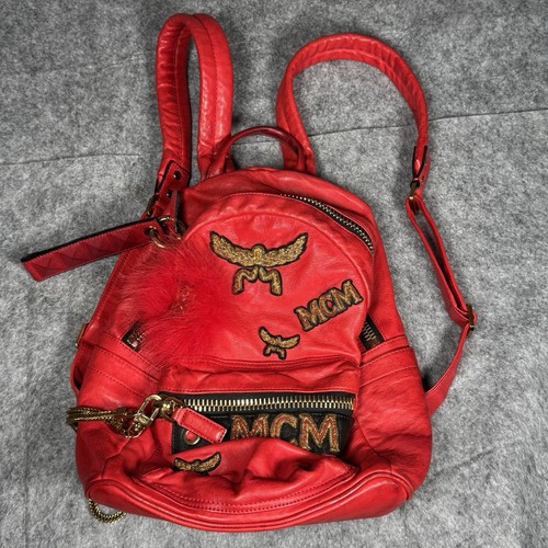 Mcm unisex small stark leather - unisex,