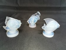 lot 3 Poissons en verre