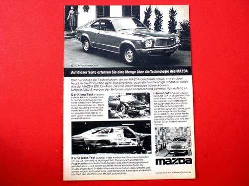 Publicité 1977 dans - , magazine