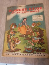 Livre Partition Blanche Neige