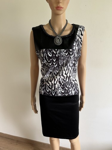 Robe noire blanche neuve - robe,