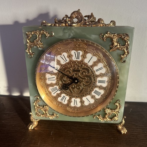 Imhof vintage clock mantle - vintage,