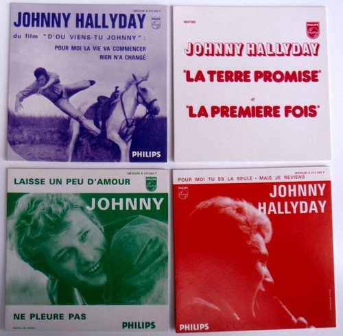 Johnny hallyday 4 rares - 6,