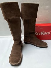 Bottes cavalière 39 daim marron KICKERS