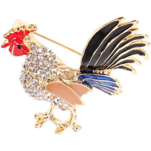 Broche coq alliage - ,