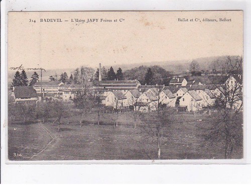 Badevel usine japy frères - japy,