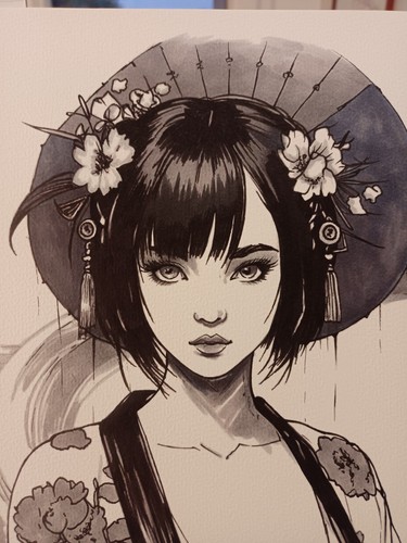 Dessin original dedicace - dedicace, bd