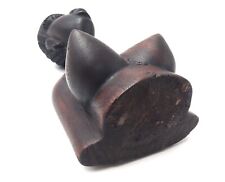 Buste de femme africaine époque Art Déco en ébène