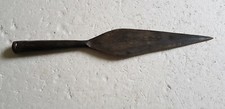 SUPERBE ancienne authentique POINTE DE LANCE en FER Art Africain Tribal 34 cm