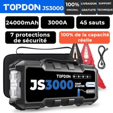 TOPDON JS3000 3000A Jump Starter Booster de démarrage pour voiture Powerbank KFZ