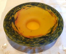 MULLER Frères Lunéville - Coupe Art Déco Pâte de Verre - Années 20 - Signée