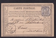 Sarthe-Carte avec cachet
