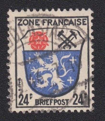 Timbre allemagne 24pf 1945 - allemagne,