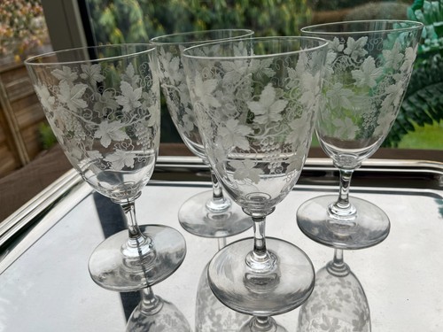 Lot verres eau en cristal - lot,