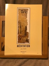 Massenet Méditation de Thaïs Thais partition piano éditions Heugel