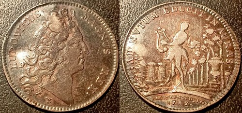 Louis xiv jeton - xiv,