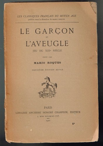 Garçon aveugle - et, l'aveugle