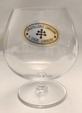 Verre  Armagnac Cristallerie Lorraine