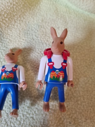 Lapins paques playmobil - lapins,