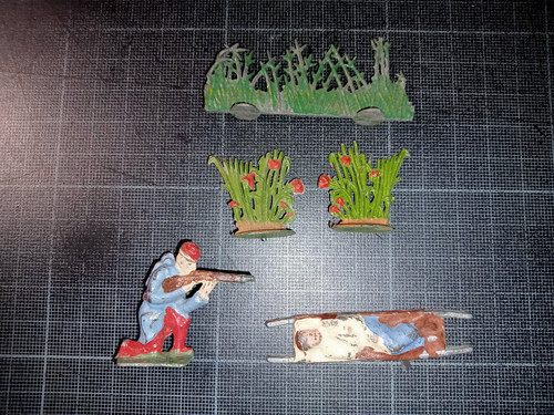 Ancien plomb creux lot zouave - plomb,