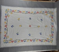 Belle nappe à broder vintage