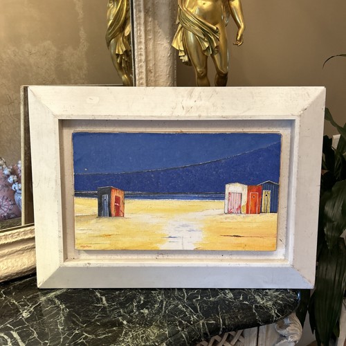 Tableau huile sur - , toile