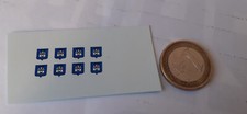 decalcomanie decals deco  blason pompier chateauroux  1/43