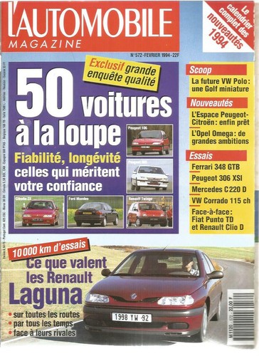 Automobile magazine 572 - magazine, n°572
