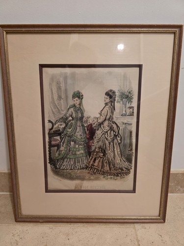 Gravure mode illustree - gravure, la