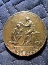 Médaille Bronze Exposition Internationale Rio Janeiro Bresil Brazil Art Deco...